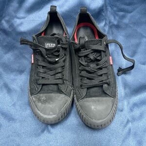 Levi's Black and Red Men's Sneakers